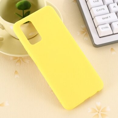 Samsung Note 20 geltona SILICONE LITE nugarėlė 3