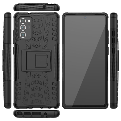 Samsung Note 20 juoda RING ARMOR nugarėlė 2