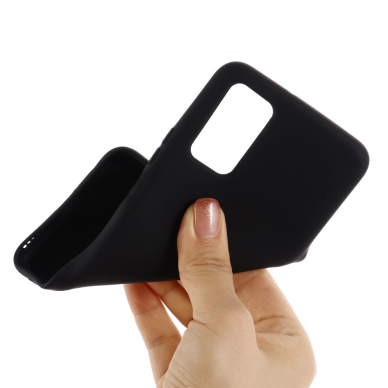 Samsung Note 20 juoda SILICONE LITE nugarėlė 2