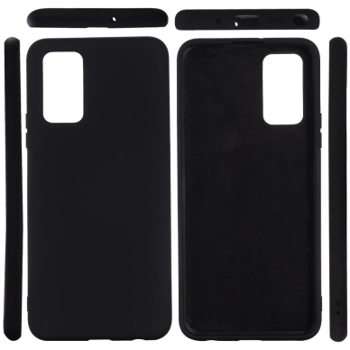 Samsung Note 20 juoda SILICONE LITE nugarėlė 4
