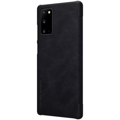 Samsung Note 20 juodas NILLKIN QIN dėklas 3