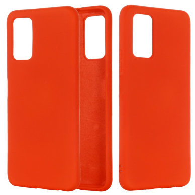 Samsung Note 20 raudona SILICONE LITE nugarėlė