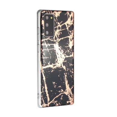 Samsung Note 20 Tracy nugarėlė Black&Gold Marble 2