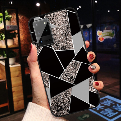 Samsung Note 20 Tracy nugarėlė Geometric marble black 3