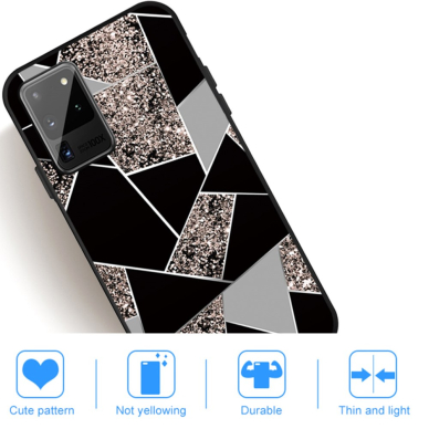 Samsung Note 20 Tracy nugarėlė Geometric marble black 4