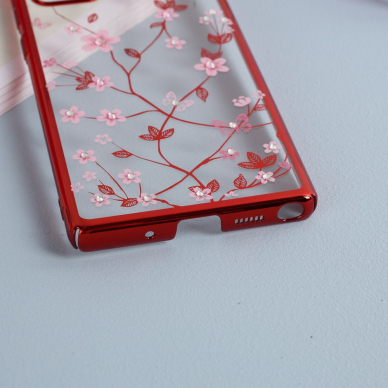 Samsung Note 20 Ultra raudona SULADA Bloom nugarėlė 3
