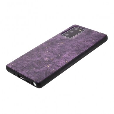 Samsung Note 20 violetinė EPOXY MARBLE nugarėlė 2