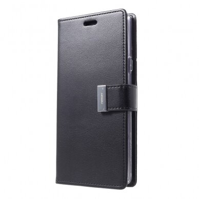 Samsung Note 9 juodas Rich diary dėklas 2