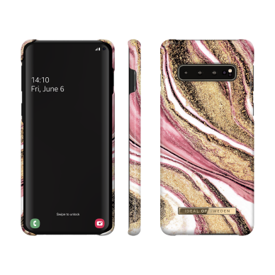 Samsung S10 iDeal Of Sweden nugarėlė Cosmic Pink Swirl 1
