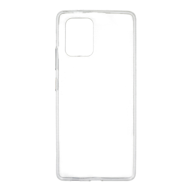 Samsung S10 Lite/ A91 skaidri ULTRA SLIM 0,5 mm nugarėlė