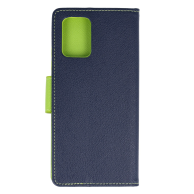 Samsung S10 Lite/A91 mėlynas FANCY DIARY dėklas 1