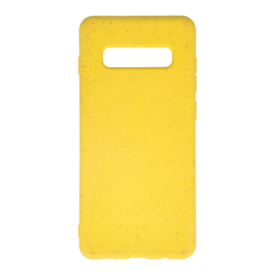Samsung S10 PLUS geltona ECO wheat nugarėlė