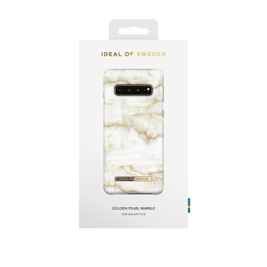 Samsung S10 PLUS iDeal Of Sweden nugarėlė Golden Pearl Marble 2