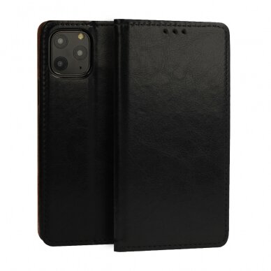 Samsung S10 PLUS juodas odinis SPECIAL dėklas
