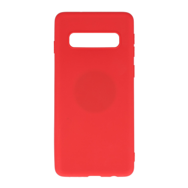 Samsung S10 raudona SOFT MAGNET nugarėlė
