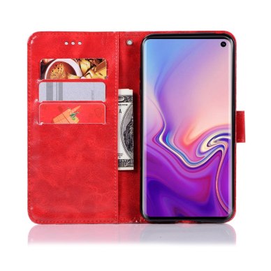 Samsung S10 raudonas VINTAGE3 dėklas 3