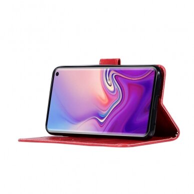 Samsung S10 raudonas VINTAGE3 dėklas 4