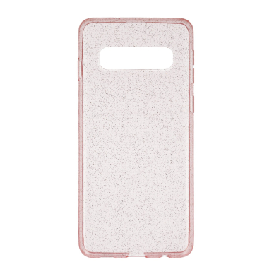 Samsung S10 rožinė Crystal Glitter nugarėlė