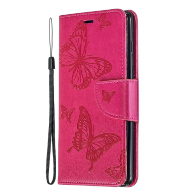 Samsung S10 rožinis Tracy K.FLEXI dėklas Drugeliai 1