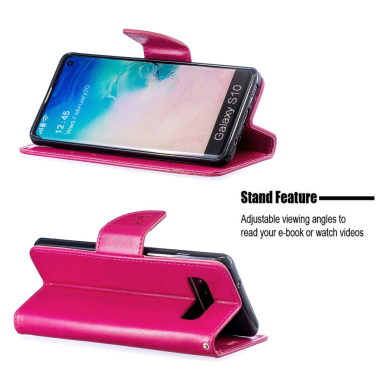 Samsung S10 rožinis Tracy K.FLEXI dėklas Drugeliai 4