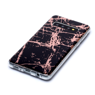 Samsung S10 Tracy nugarėlė Black&gold Marble 2