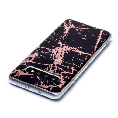 Samsung S10 Tracy nugarėlė Black&gold Marble 3