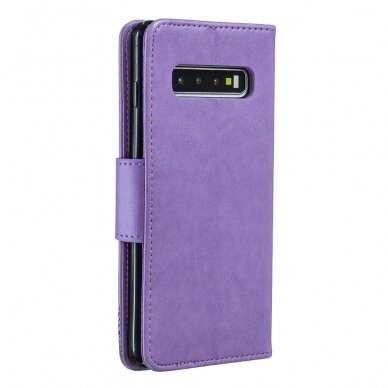 Samsung S10 violetinis Tracy K.FLEXI dėklas Drugeliai 2