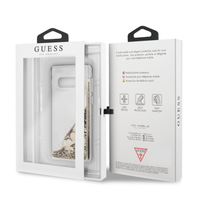 Samsung S10e aukso spalvos GUESS nugarėlė GUHCS10LGLHFLGO 5
