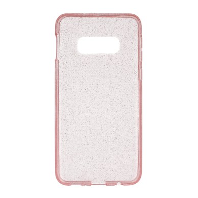 Samsung S10E rožinė Crystal Glitter nugarėlė