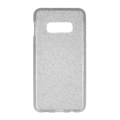 Samsung S10E tamsi skaidri Crystal Glitter nugarėlė