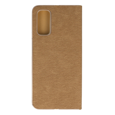 Samsung S20 aukso spalvos VENBOOK dėklas 4