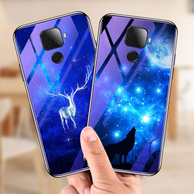 Samsung S20+ BLUE RAY GLASS nugarėlė Sakura 1