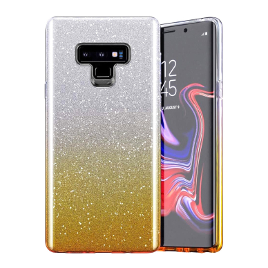 Samsung S20 FE aukso spalvos GLITTER3 nugarėlė