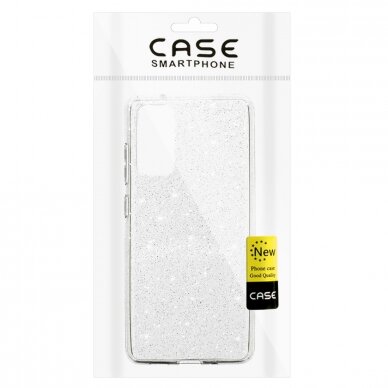 Samsung S20 FE clear Crystal Glitter nugarėlė 5