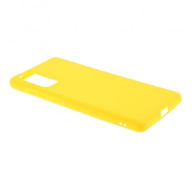 Samsung S20 FE geltona MAT+ nugarėlė 4
