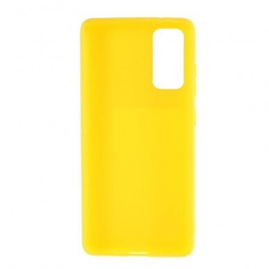 Samsung S20 FE geltona MAT+ nugarėlė 2