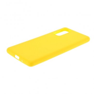Samsung S20 FE geltona MAT+ nugarėlė 3