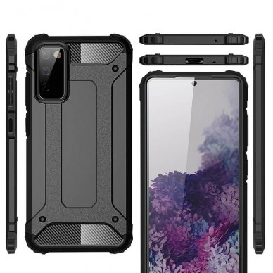 Samsung S20 FE juoda ARMOR nugarėlė 4
