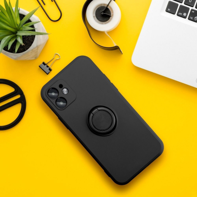 Samsung S20 FE juoda MAGNETIC RING nugarėlė 4