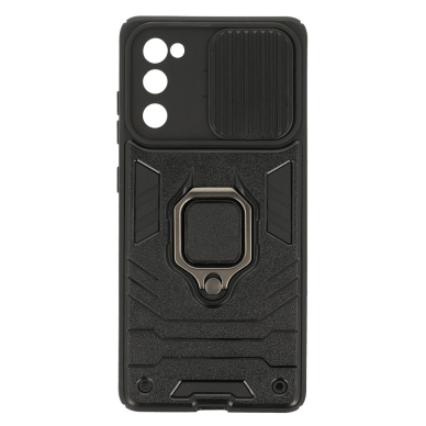 Samsung S20 FE black RING ARMOR WITH CAMSHIELD nugarėlė 5