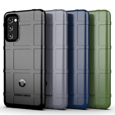 Samsung S20 FE juoda Rugged Square nugarėlė 1