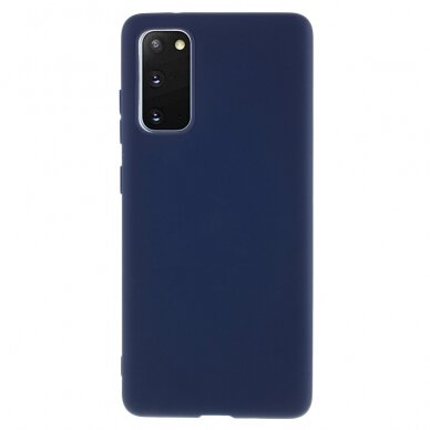 Samsung S20 FE mėlyna MAT+ nugarėlė