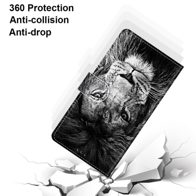 Samsung S20 FE Tracy fashion dėklas Black White Lion Head 6