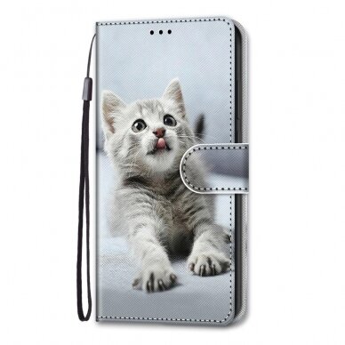 Samsung S20 FE Tracy fashion dėklas Grey Cat 3