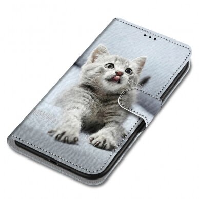 Samsung S20 FE Tracy fashion dėklas Grey Cat 7