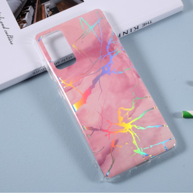 Samsung S20 FE Tracy Pink Marble+ nugarėlė 1