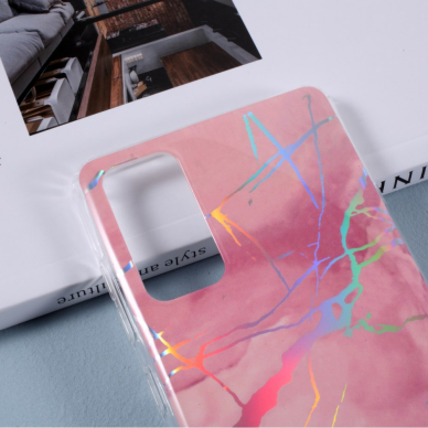 Samsung S20 FE Tracy Pink Marble+ nugarėlė 2
