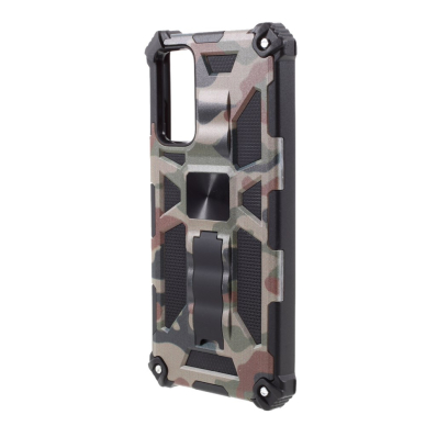 Samsung S20 FE green camouflage ARMOR METAL nugarėlė 1