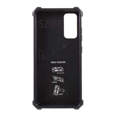 Samsung S20 FE green camouflage ARMOR METAL nugarėlė 2