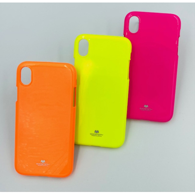 Samsung S20 geltona JELLY FL nugarėlė